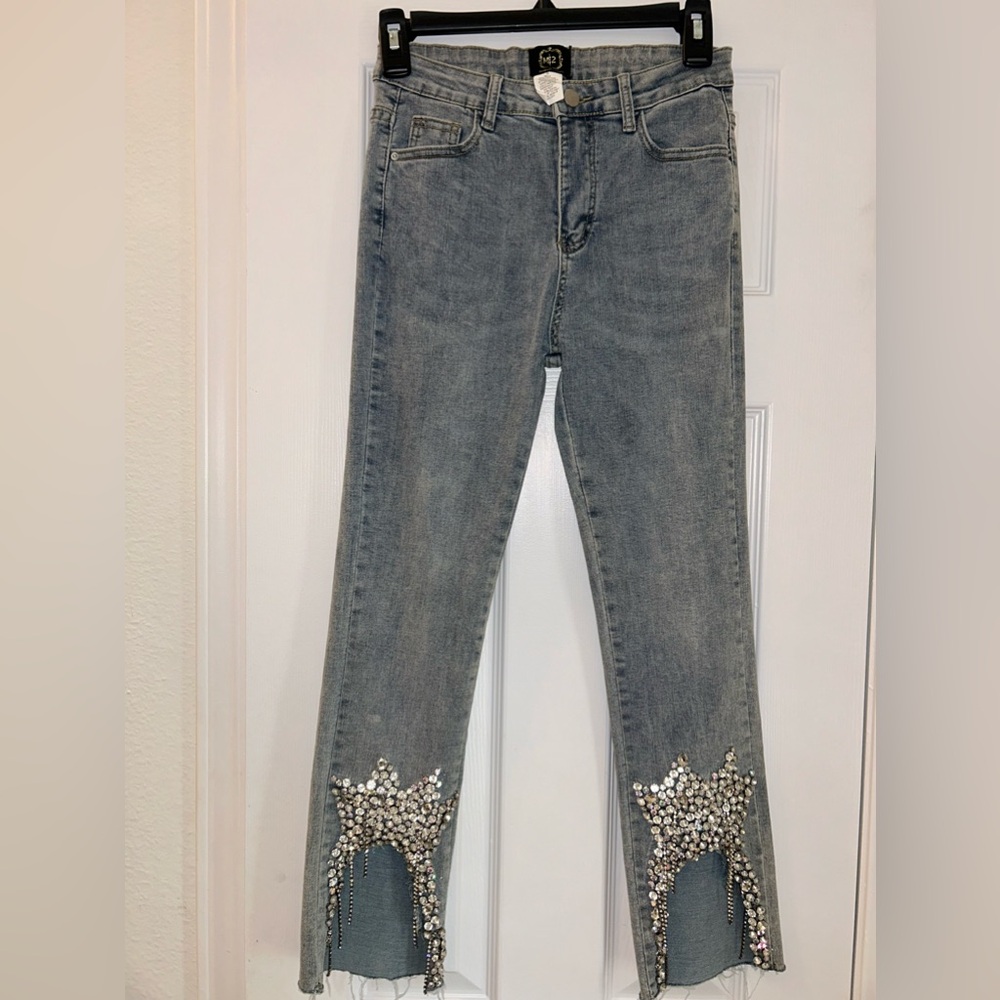 Rhinestone jeans